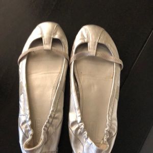 Coach Silver Ballet  Style Shoes